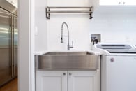 Farmhouse Sink and Renovated Mudroom