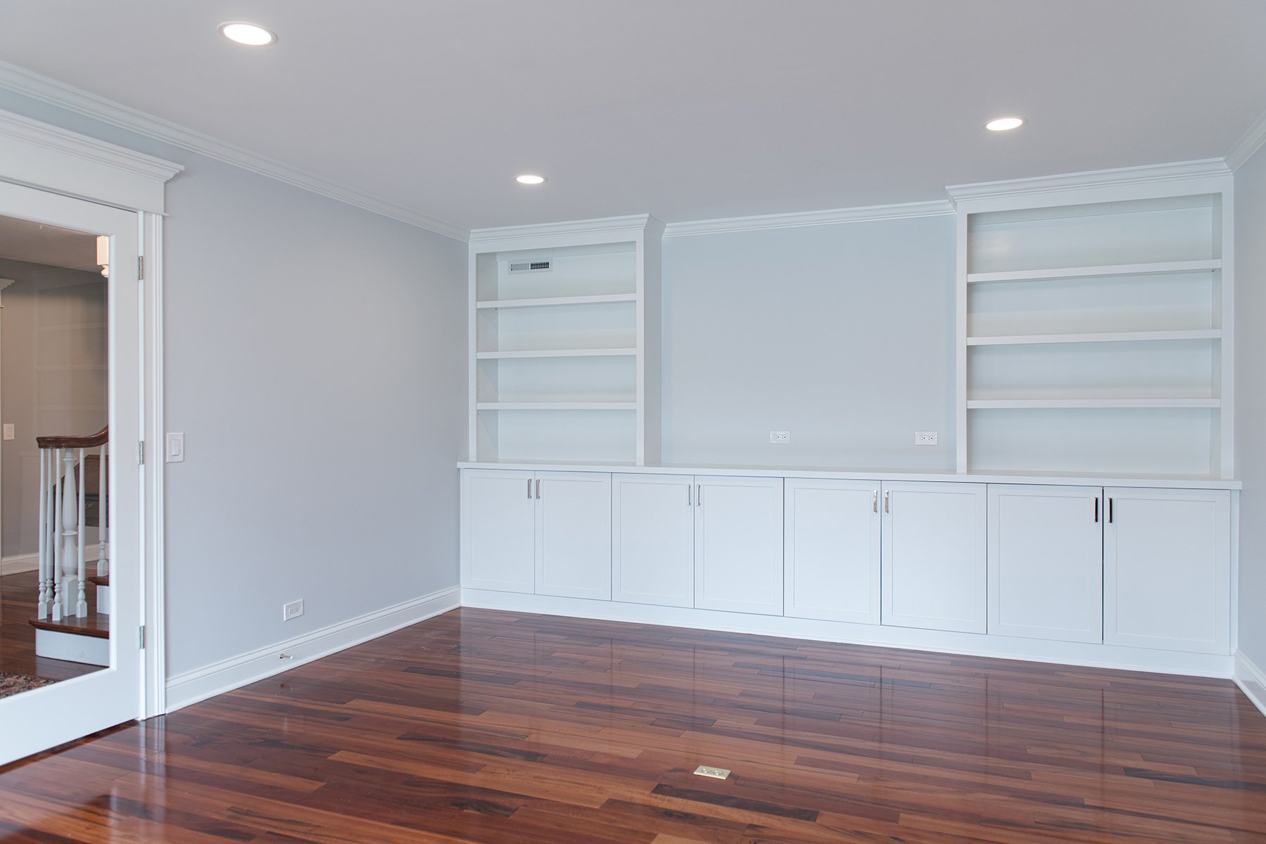 Living room remodel in Libertyville, Illinois