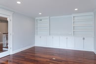 Living room remodel in Libertyville, Illinois