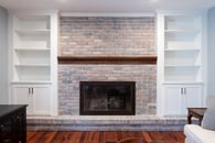 Living room remodel in Libertyville, Illinois