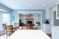 Living room and kitchen remodel in Libertyville, Illinois