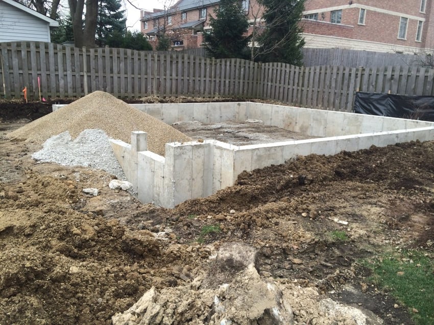 Garage backfill and gravel