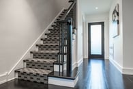 Beautiful stairway and entry