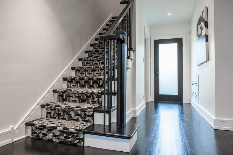 Beautiful stairway and entry