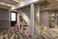 Kid space in the remodeled basement
