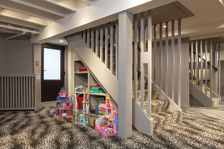 Kid space in the remodeled basement