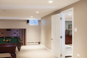 Basement remodel - a new game room
