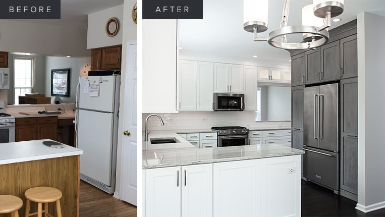 Home kitchen remodel in Lake Zurich by BDS Design Build Remodel